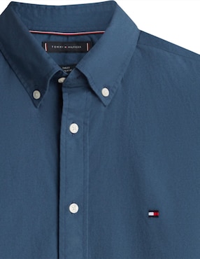 Camisa casual Tommy Hilfiger de algodón manga larga para hombre