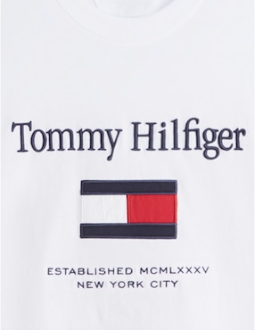 Playera tommy hilfiger cuello redondo para hombre