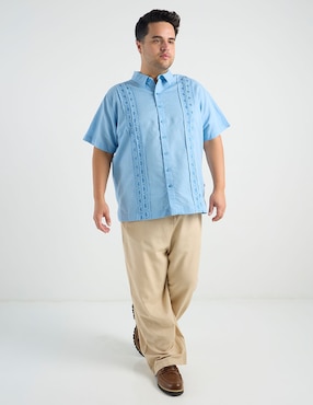 Guayabera manga corta Costavana para hombre