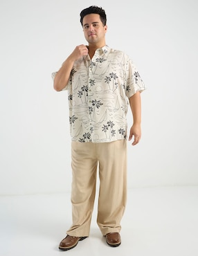 Camisa casual Costavana manga corta para hombre