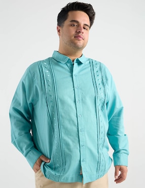 Guayabera manga larga Costavana para hombre