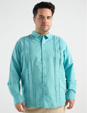 Guayabera manga larga Costavana para hombre