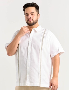 Guayabera manga corta Costavana para hombre