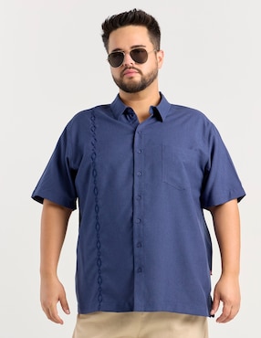 Guayabera manga al codo Costavana para hombre