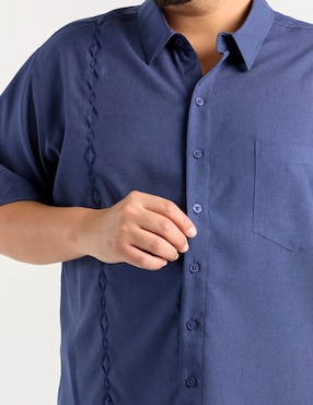 Guayabera manga al codo Costavana para hombre