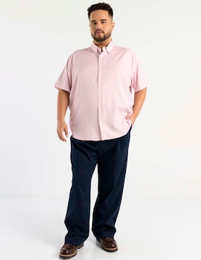 Camisa casual Haggar manga corta para hombre