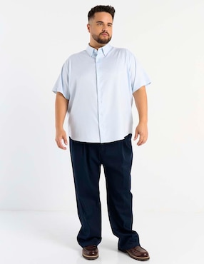 Camisa casual Haggar manga corta para hombre