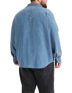 Camisa casual Levi's de algodón manga larga para hombre