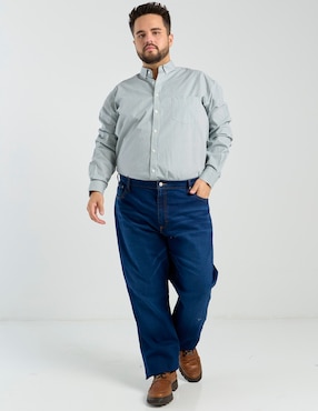 Camisa casual Dioro de algodón manga larga para hombre
