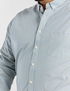 Camisa casual Dioro de algodón manga larga para hombre