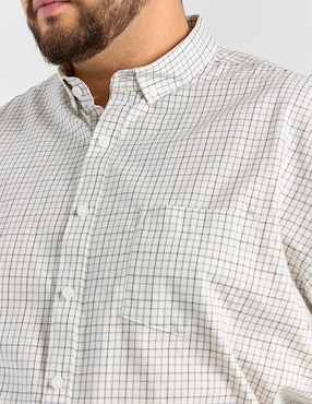 Camisa casual Dioro de algodón manga larga para hombre