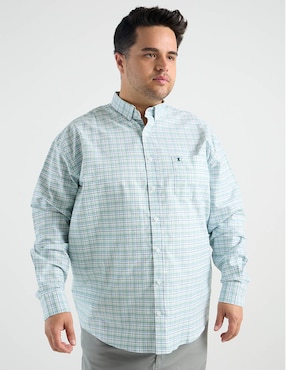 Camisa casual Dioro de algodòn manga larga para hombre