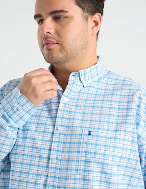 Camisa casual Dioro de algodón manga larga para hombre