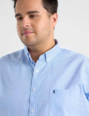 Camisa casual Dioro de algodón manga larga para hombre