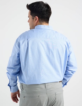Camisa casual Dioro de algodón manga larga para hombre
