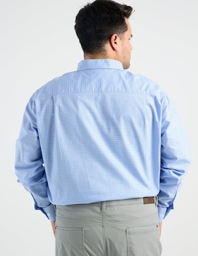 Camisa casual Dioro de algodón manga larga para hombre