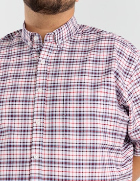 Camisa casual Dioro de algodón manga corta para hombre