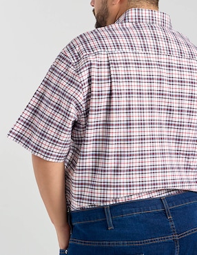 Camisa casual Dioro de algodón manga corta para hombre