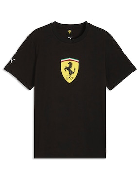Playera Puma Motorsport Ferrari Colored Shield Tee cuello redondo para hombre
