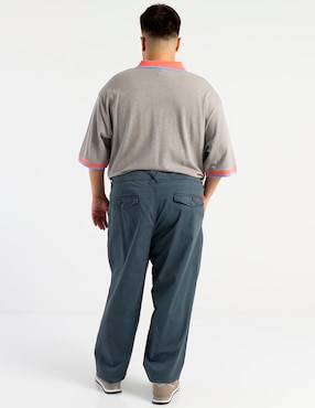 Pantalón chino recto Ferrioni de algodón para hombre