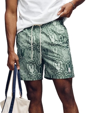 Traje de baño Psycho Bunny con bolsillos para hombre