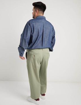 Pantalón regular Ferrioni de algodón para hombre