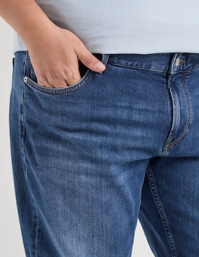 Jeans straight Tommy Hilfiger deslavado para hombre