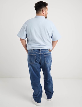 Jeans straight Tommy Hilfiger deslavado para hombre