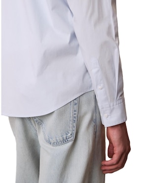 Camisa casual Calvin Klein manga larga para hombre
