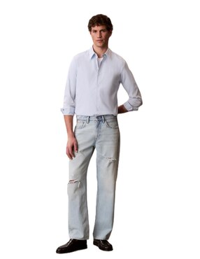 Camisa casual Calvin Klein manga larga para hombre