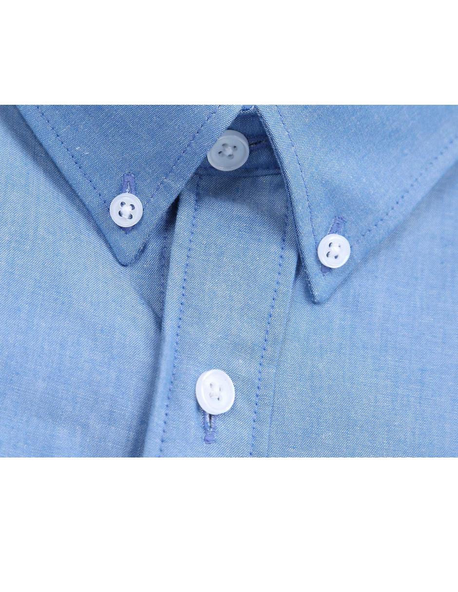 Camisa casual de algodón manga larga para hombre 5