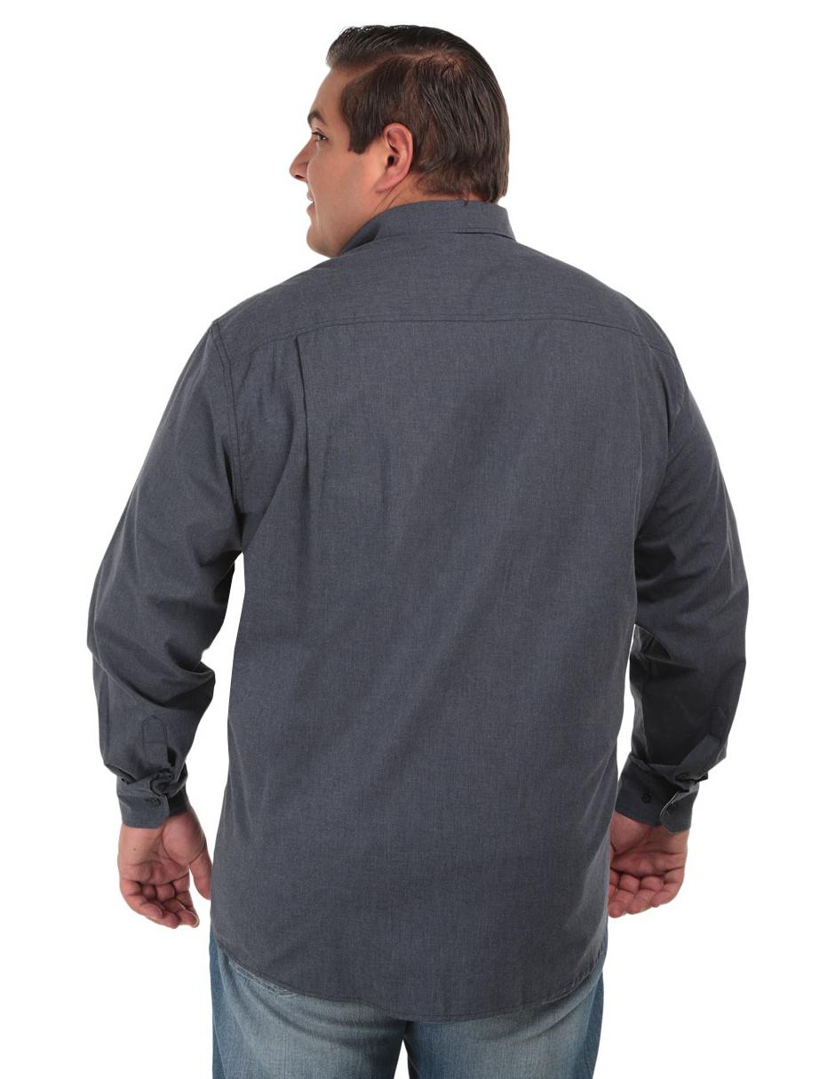 Camisa casual de algodón manga larga para hombre 5