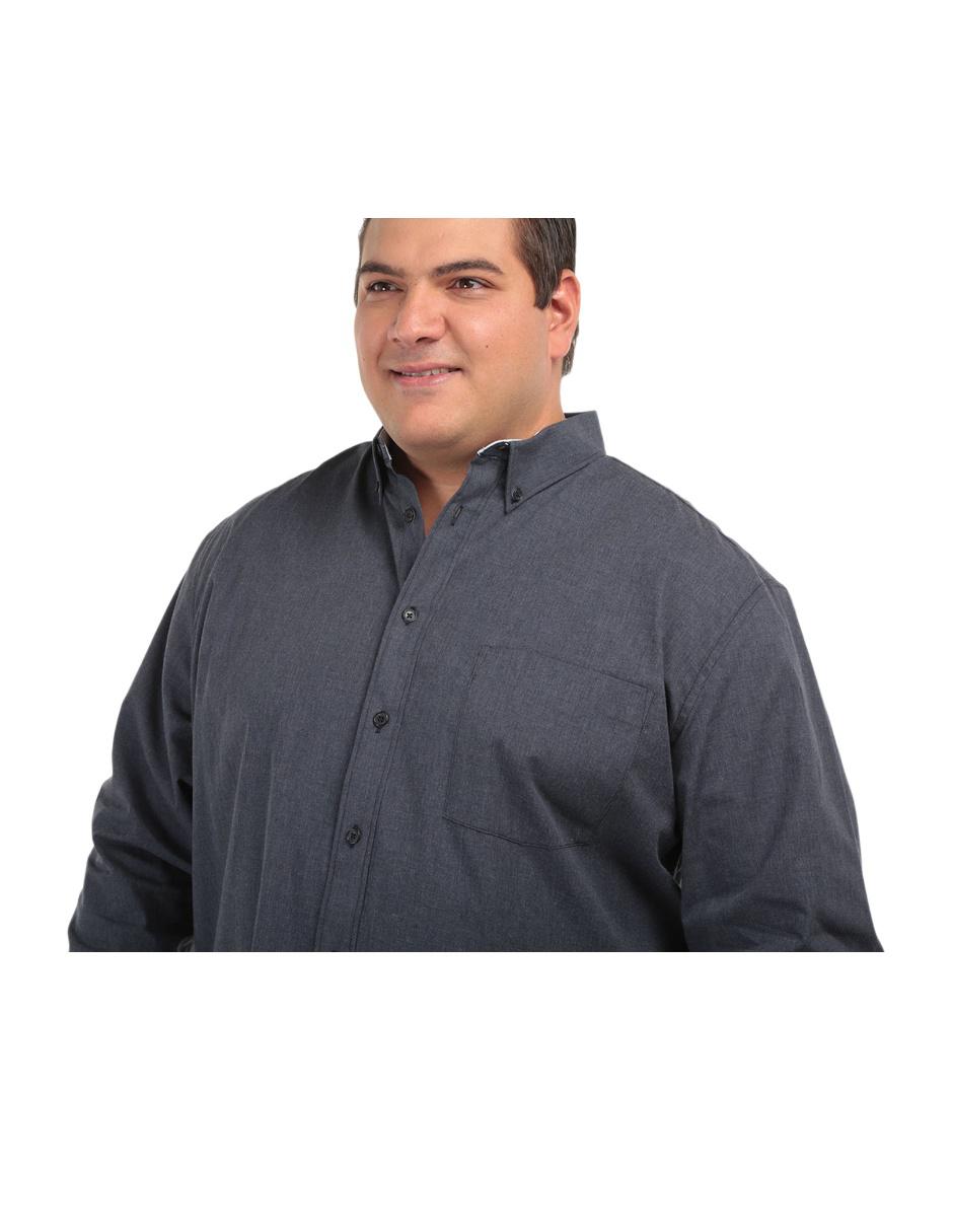Camisa casual de algodón manga larga para hombre 7