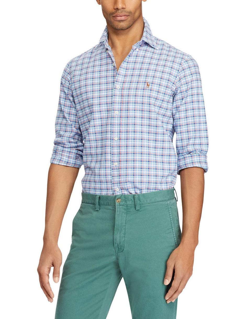 camisa manga larga polo ralph lauren