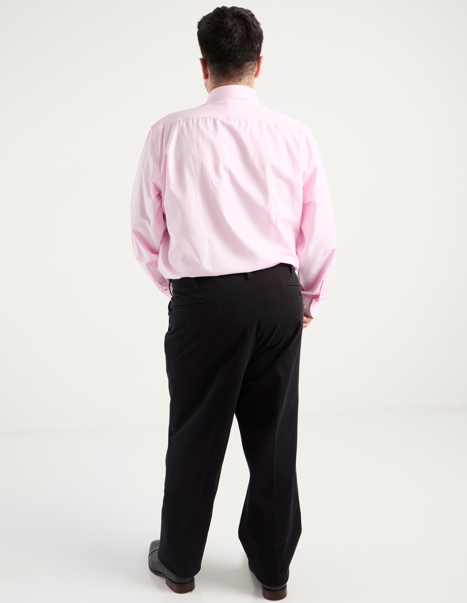 Pantalón de vestir regular de algodón para hombre 2