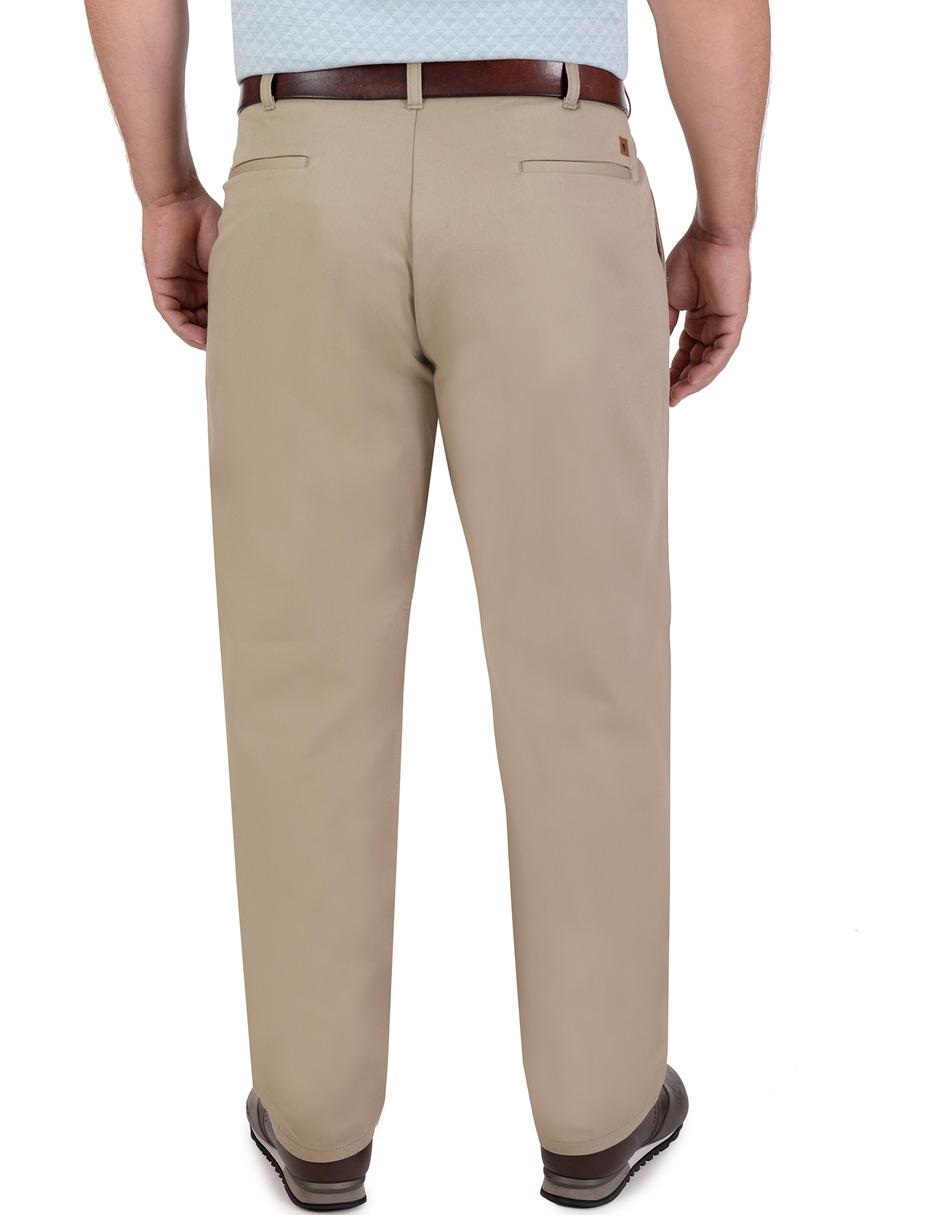 Pantalón chino recto de algodón para hombre 2