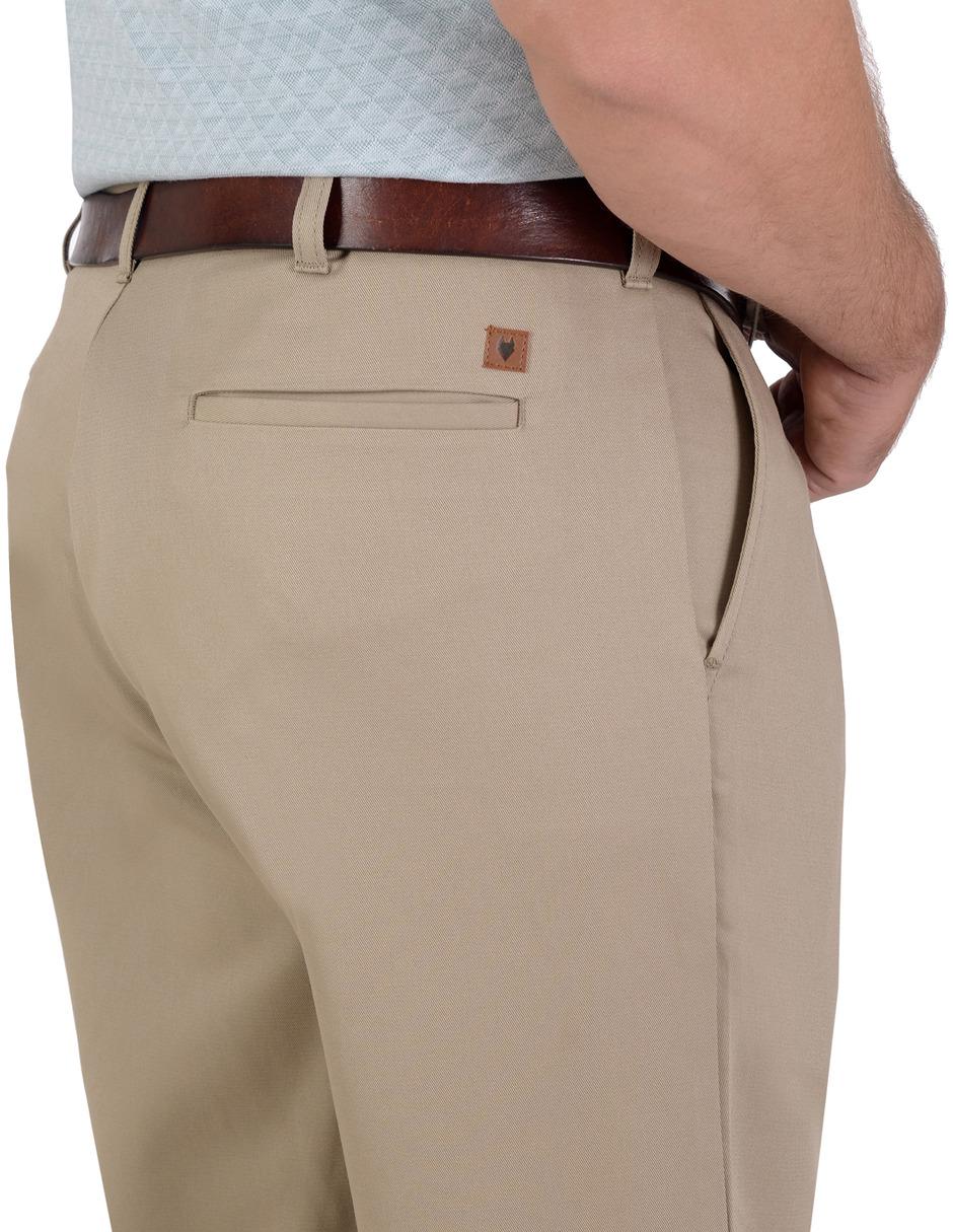 Pantalón chino recto de algodón para hombre 4