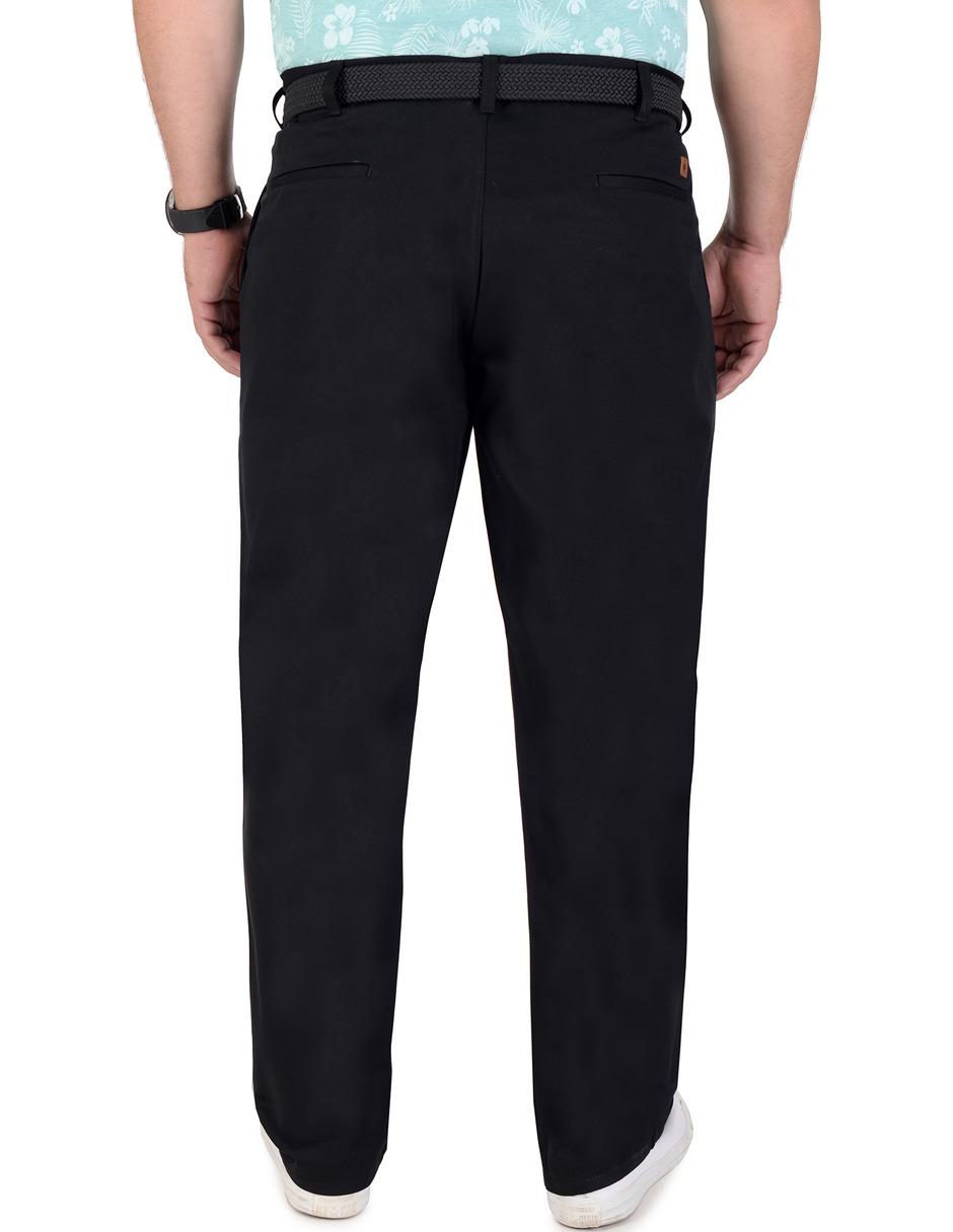 Pantalón chino recto de algodón para hombre 2