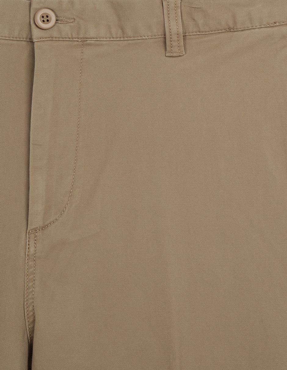 Pantalón casual regular recto de algodón para hombre 3