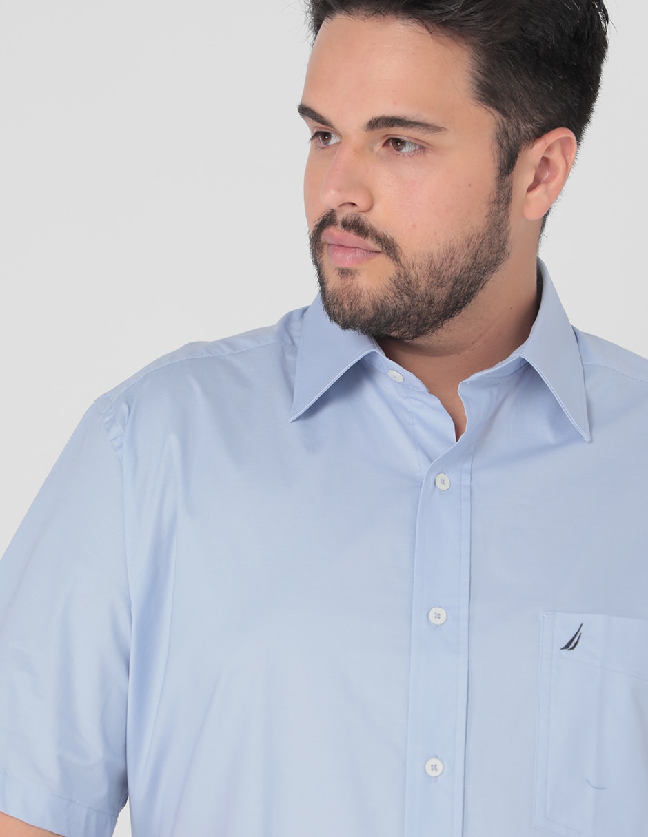 Camisa casual de algodón manga corta para hombre 3