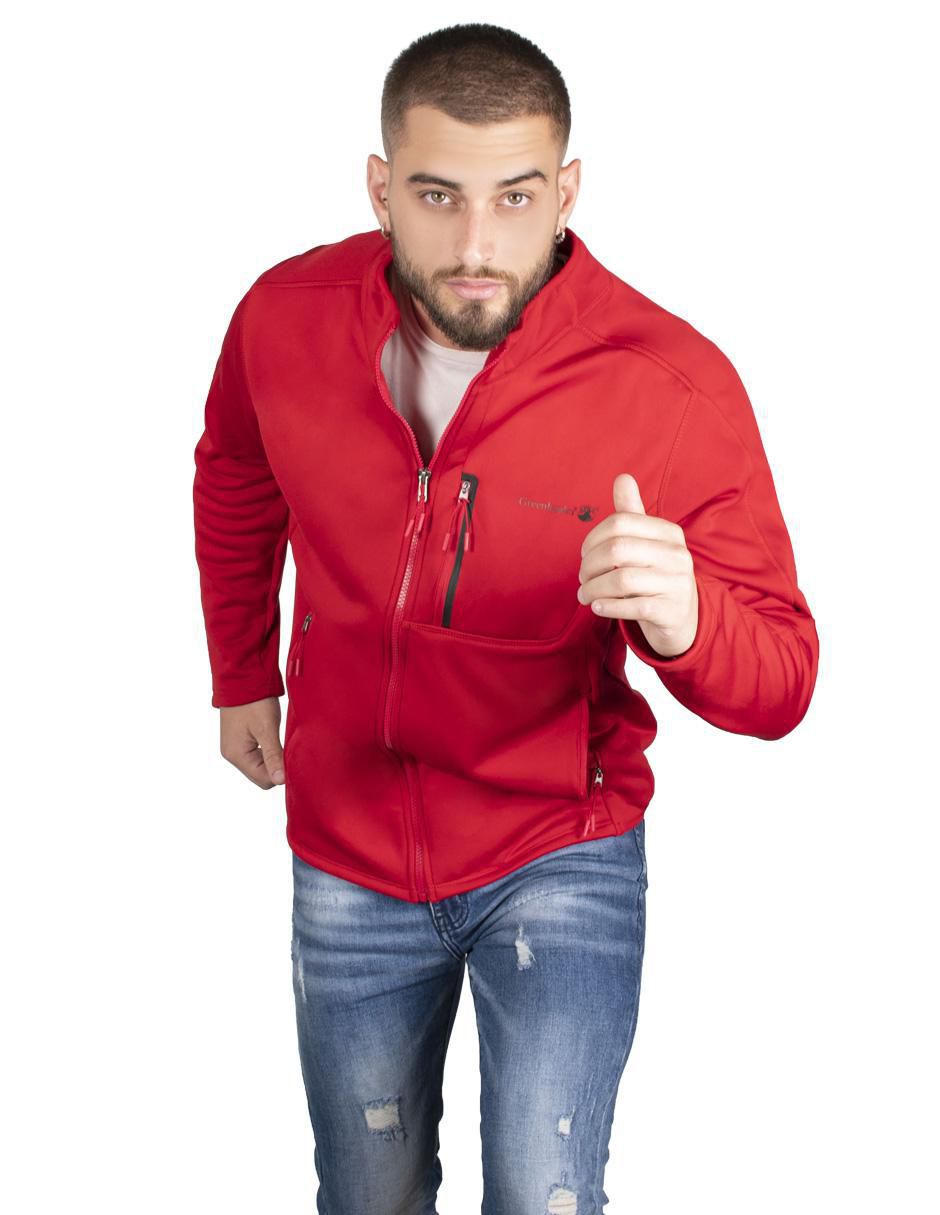 Sudadera greenlander estampado liso para hombre