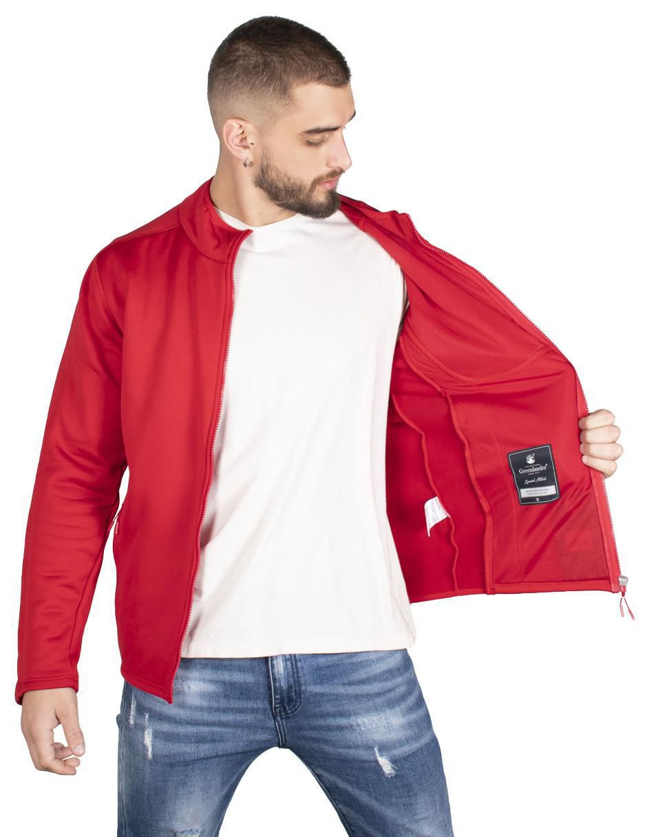 Sudadera greenlander estampado liso para hombre