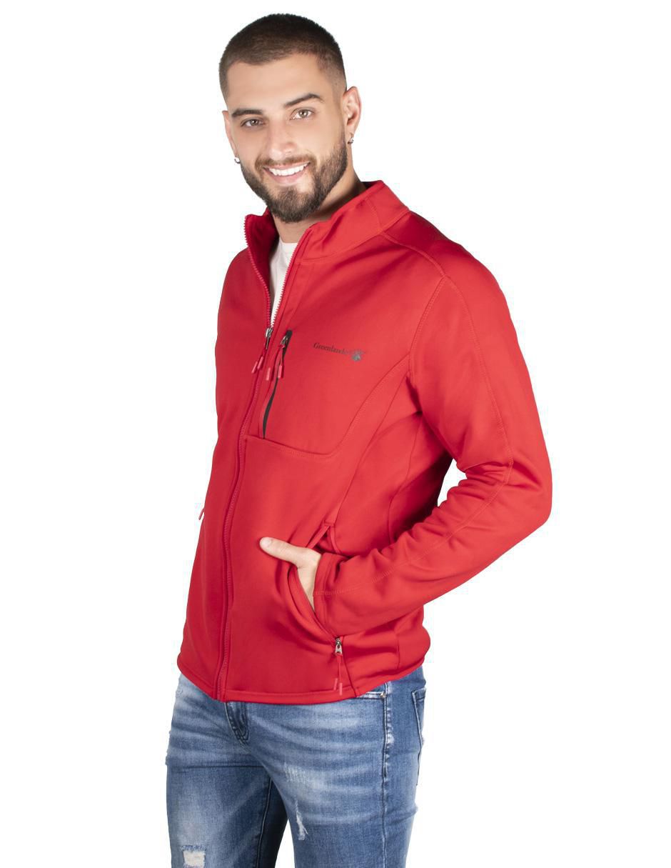 Sudadera greenlander estampado liso para hombre