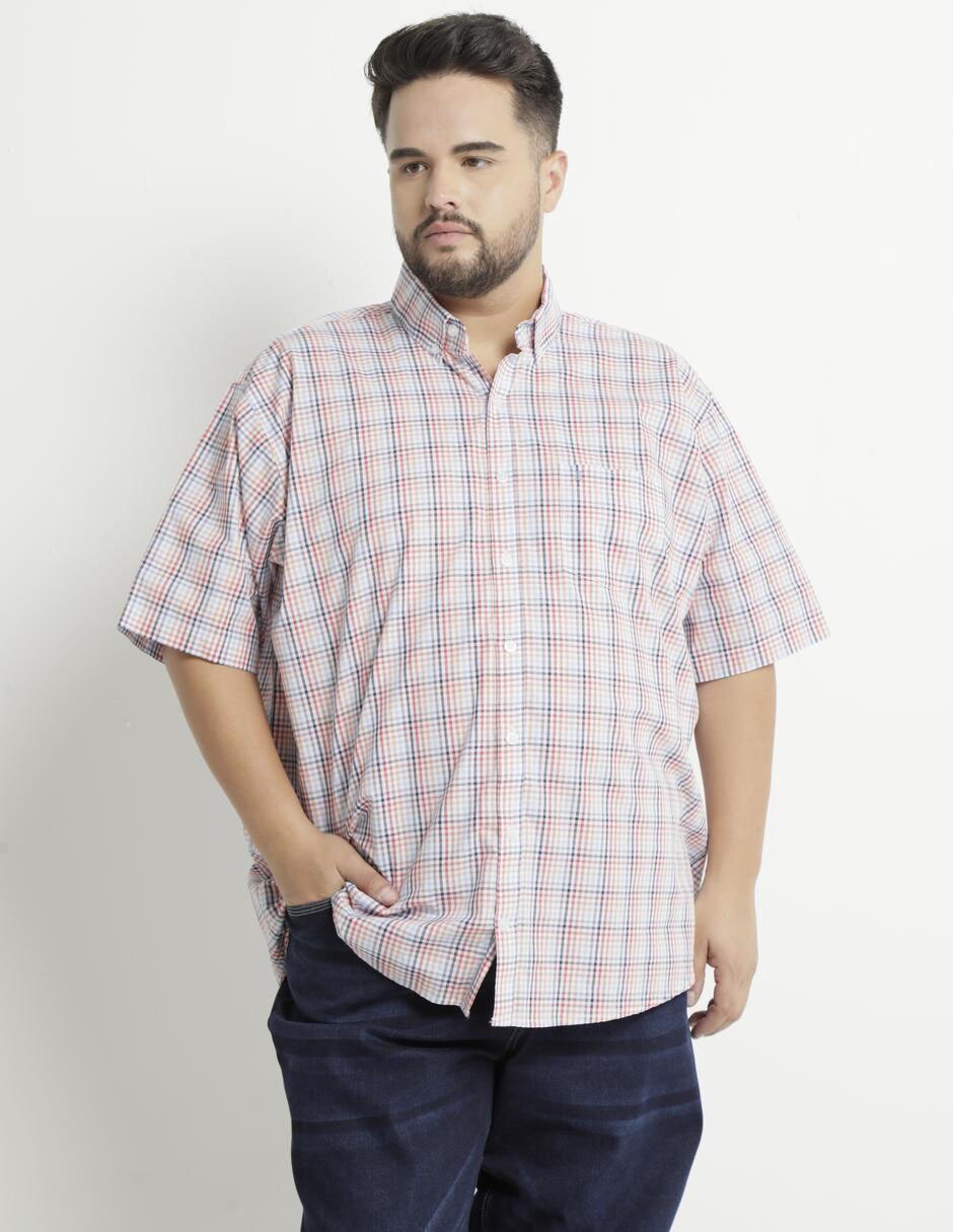 Camisa casual de algodón manga corta para hombre 1