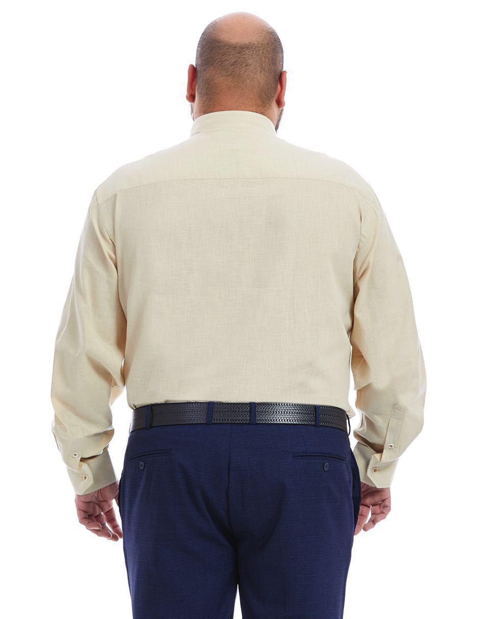 Camisa casual manga larga para hombre 2