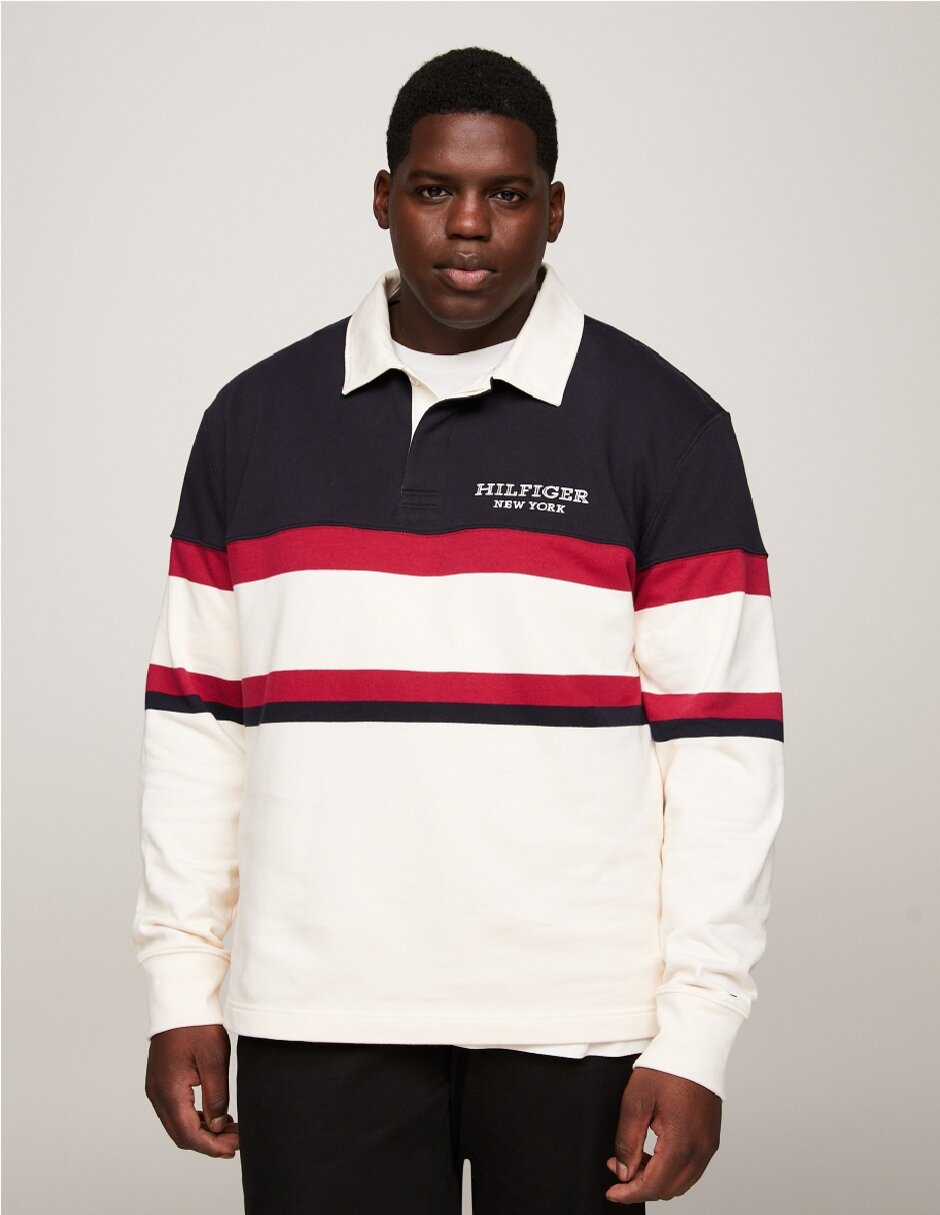 Camisa Tommy Playera Manga Larga Hombre Tommy Hilfiger Marca Tommy