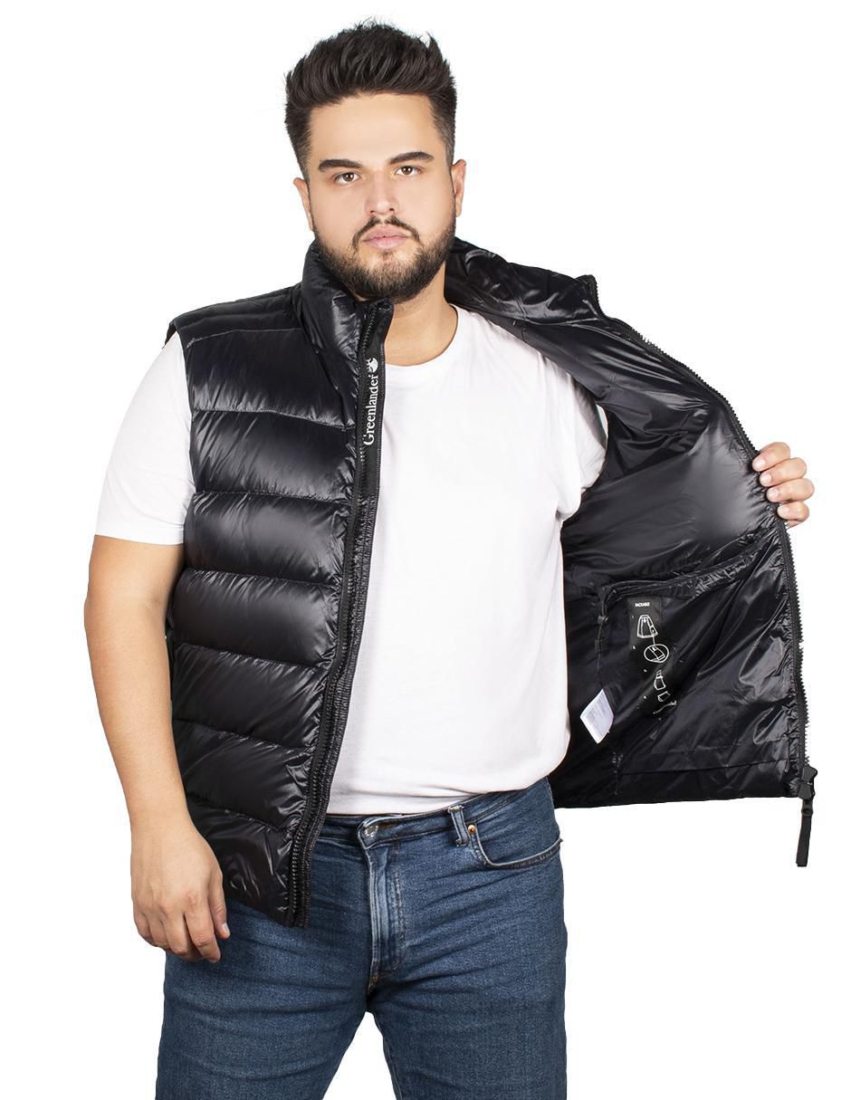 "chaleco" greenlander no poliéster capitonado "para hombre"