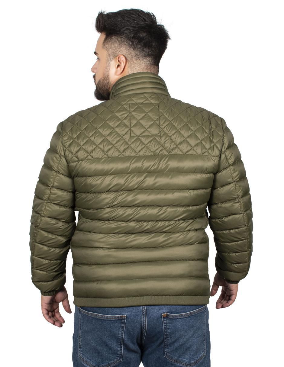 "chamarra" greenlander no "de" poliéster cuello a contraste "para hombre"