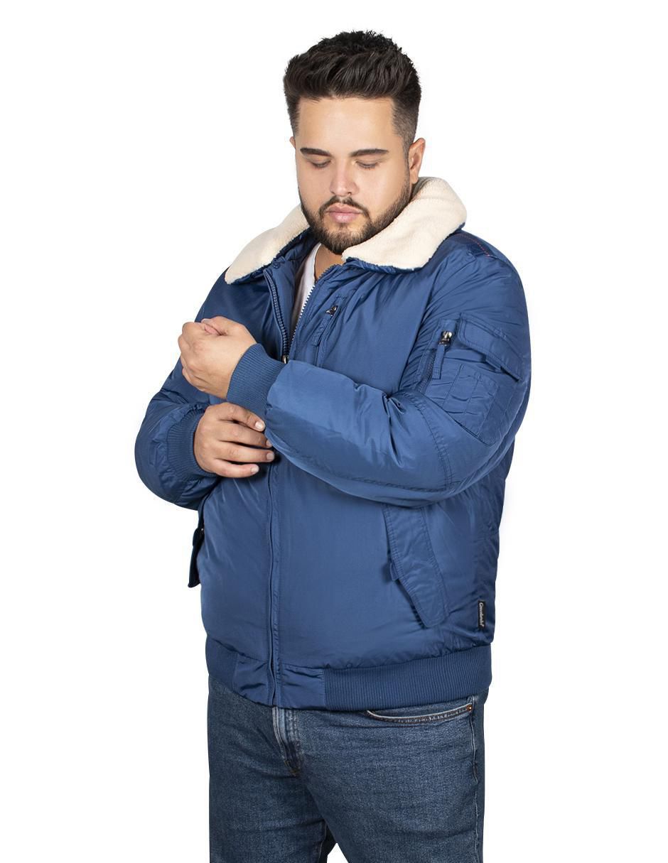 Chamarra impermeable con bolsillos para hombre 3