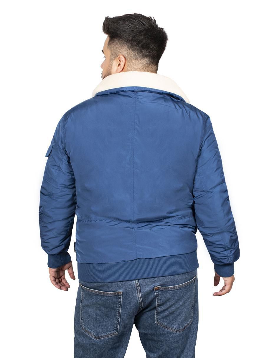 Chamarra impermeable con bolsillos para hombre 4